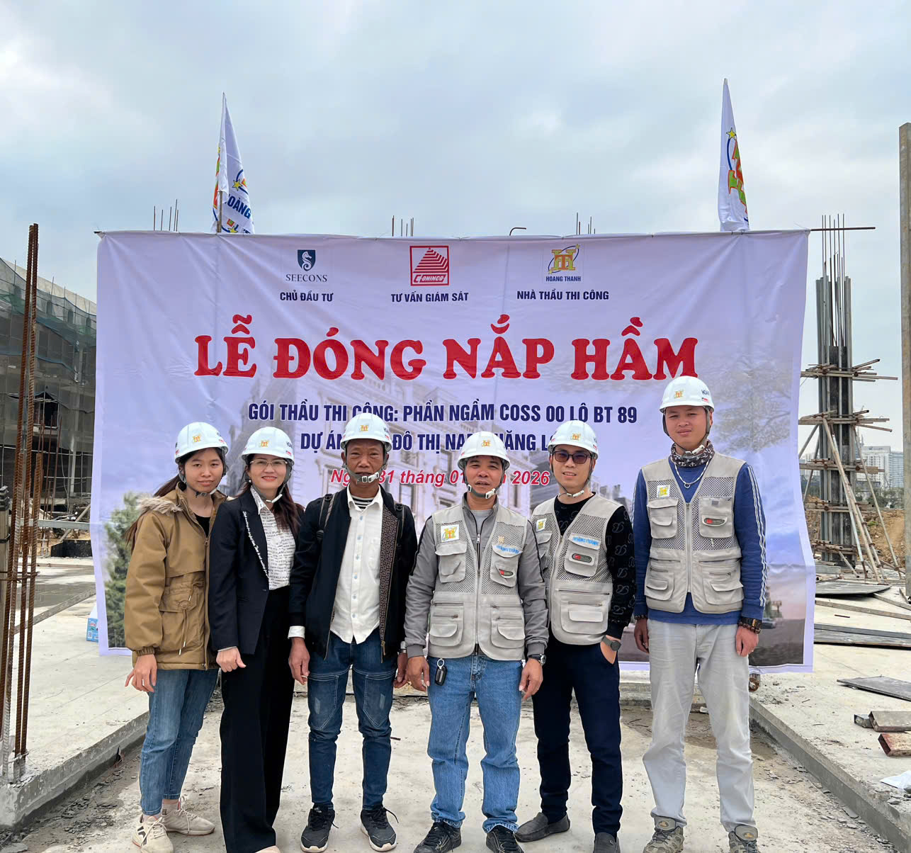 LỄ ĐÓNG NẮP HẦM DỰ ÁN CIPUTRA – DẤU MỐC QUAN TRỌNG KHẲNG ĐỊNH NĂNG LỰC THI CÔNG