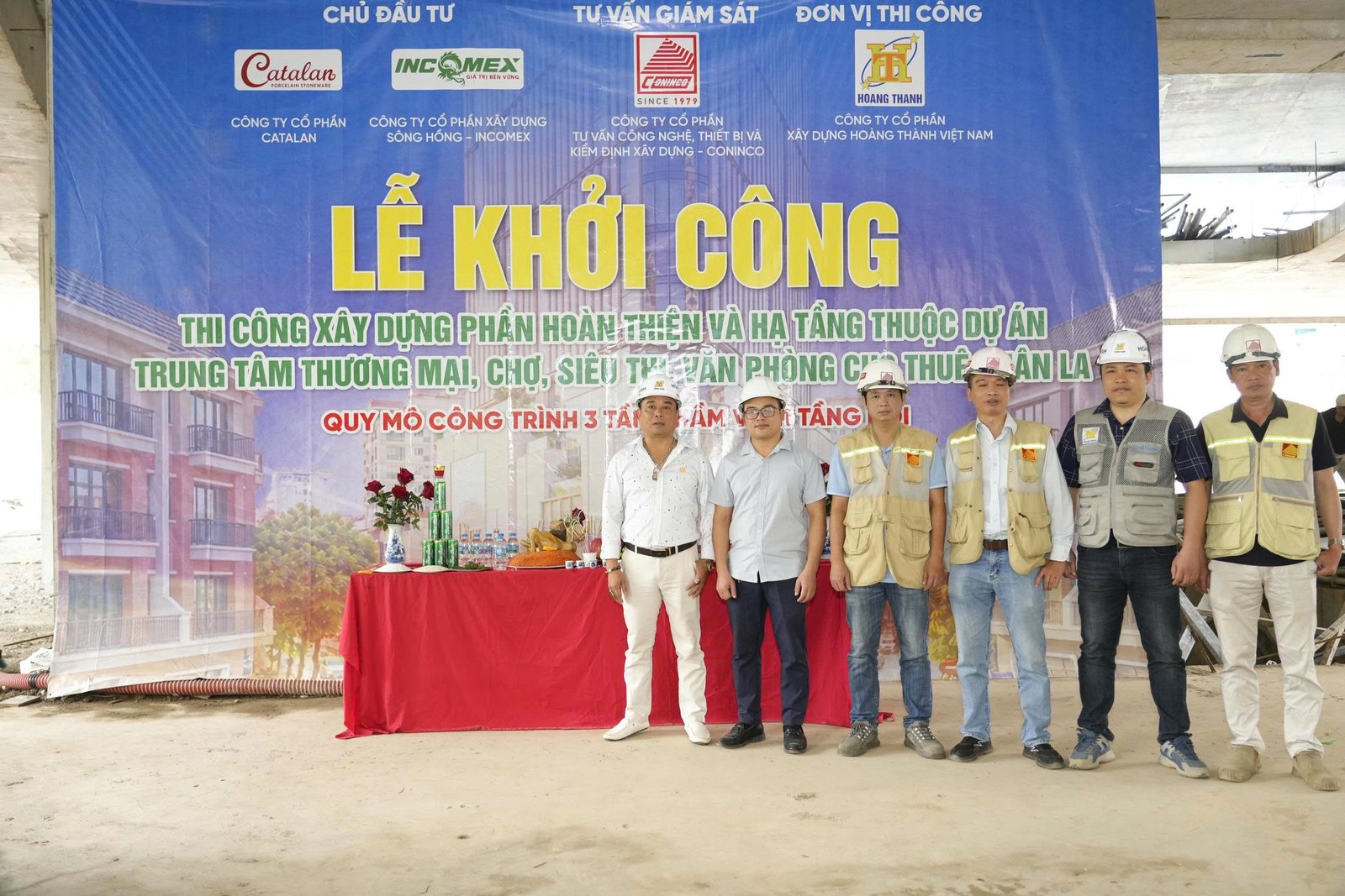 HOÀNG THÀNH CHÍNH THỨC KHỞI CÔNG DỰ ÁN XUÂN LA